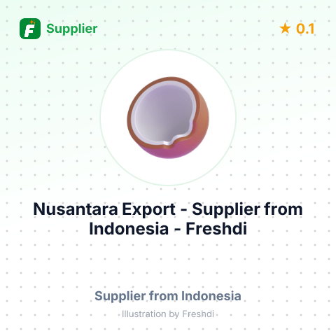 Nusantara Export  – summary card, no photo uploaded yet
