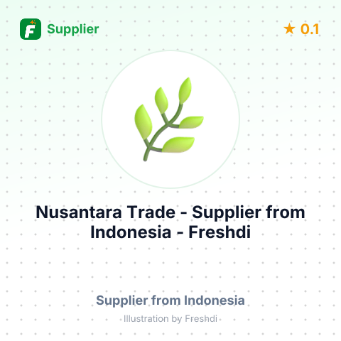 Nusantara Trade  – summary card, no photo uploaded yet