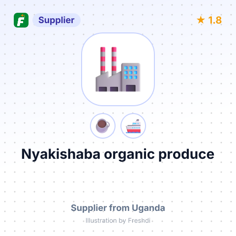 Nyakishaba organic produce – summary card, no photo uploaded yet