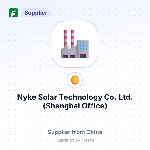Nyke Solar Technology Co., Ltd. (Shanghai Office) – summary card, no photo uploaded yet