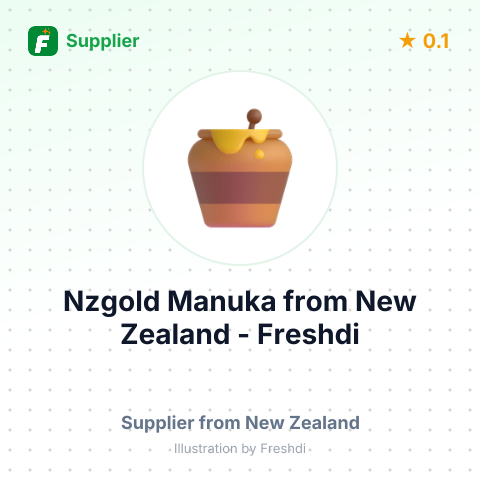 Nzgold Manuka  – summary card, no photo uploaded yet