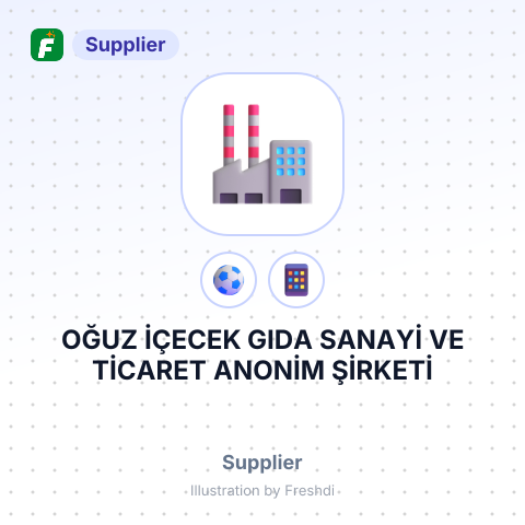 OĞUZ İÇECEK GIDA SANAYİ VE TİCARET ANONİM ŞİRKETİ – summary card, no photo uploaded yet
