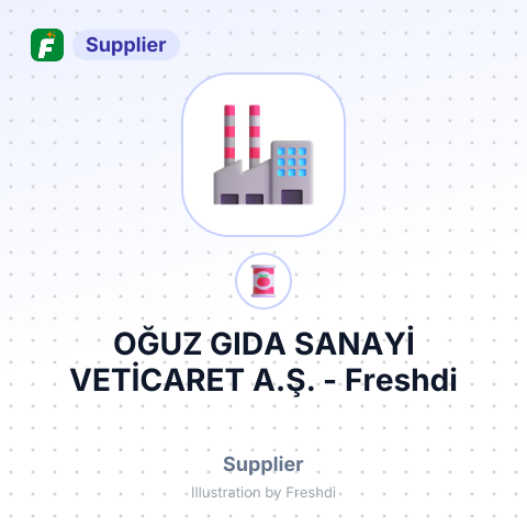 OĞUZ GIDA SANAYİ VETİCARET A.Ş. – summary card, no photo uploaded yet