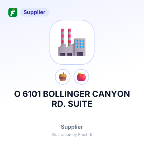 O 6101 BOLLINGER CANYON RD. SUITE – summary card, no photo uploaded yet
