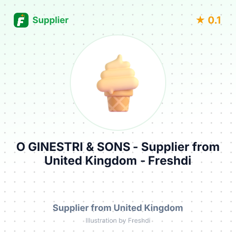 O GINESTRI & SONS – summary card, no photo uploaded yet