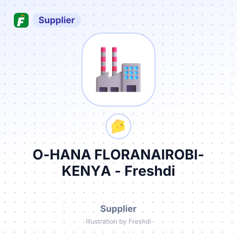 O-HANA FLORANAIROBI-KENYA – summary card, no photo uploaded yet