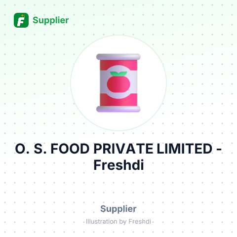 O. S. FOOD PRIVATE LIMITED – summary card, no photo uploaded yet