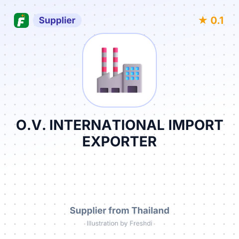 O.V. INTERNATIONAL IMPORT EXPORTER – summary card, no photo uploaded yet