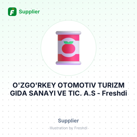 O'ZGO'RKEY OTOMOTIV TURIZM GIDA SANAYI VE TIC. A.S – summary card, no photo uploaded yet