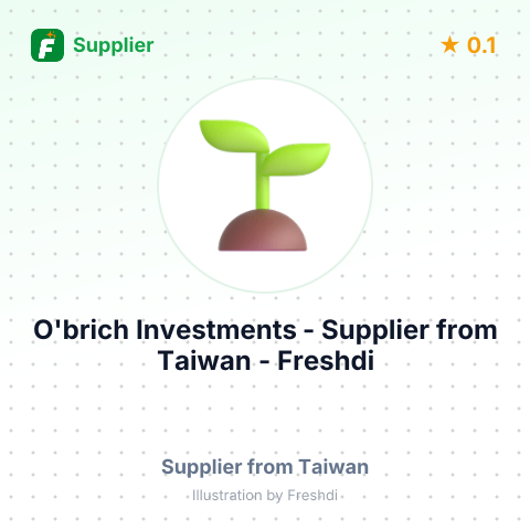 O'brich Investments  – summary card, no photo uploaded yet