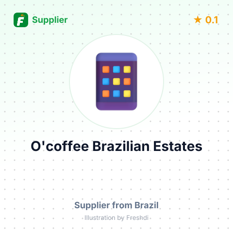 O'coffee Brazilian Estates  – summary card, no photo uploaded yet