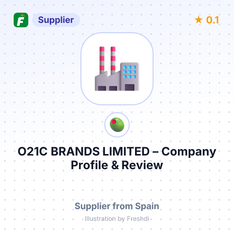 O21C BRANDS LIMITED – summary card, no photo uploaded yet