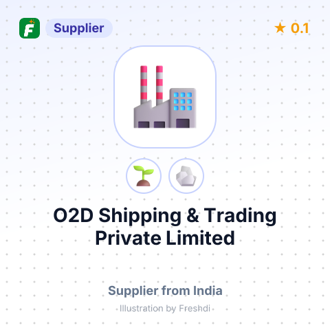 O2D Shipping & Trading Private Limited  – summary card, no photo uploaded yet