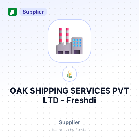OAK SHIPPING SERVICES PVT LTD – summary card, no photo uploaded yet