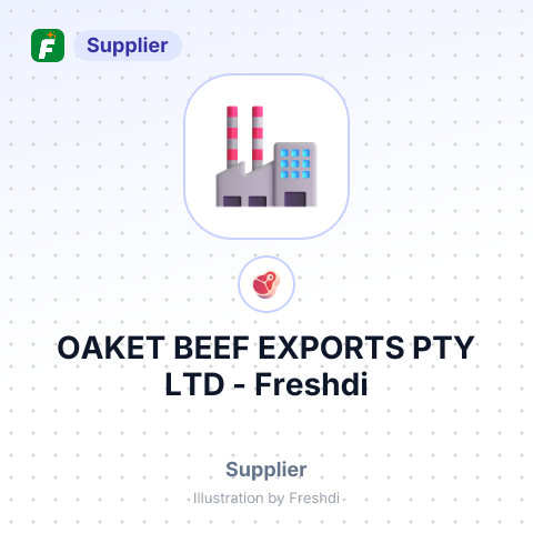 OAKET BEEF EXPORTS PTY LTD – summary card, no photo uploaded yet