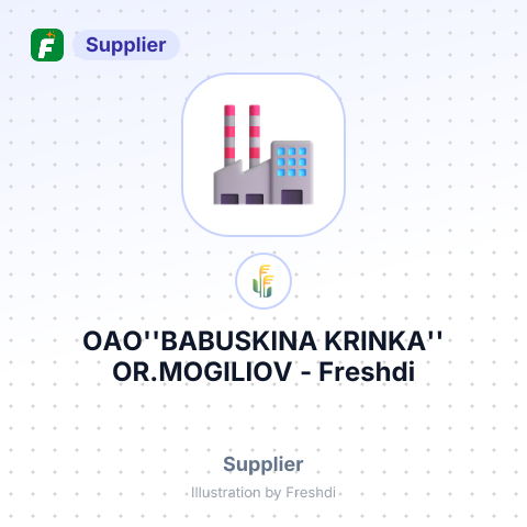 OAO''BABUSKINA KRINKA'' OR.MOGILIOV – summary card, no photo uploaded yet