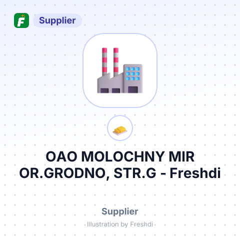 OAO MOLOCHNY MIR OR.GRODNO, STR.G – summary card, no photo uploaded yet