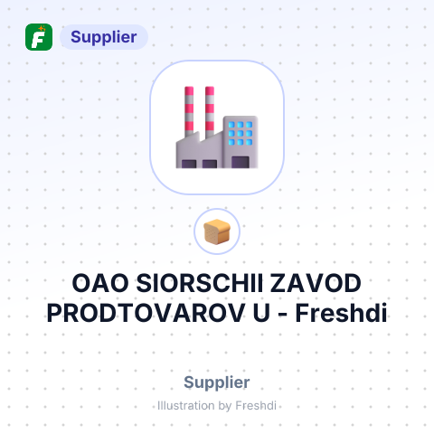 OAO SIORSCHII ZAVOD PRODTOVAROV U – summary card, no photo uploaded yet