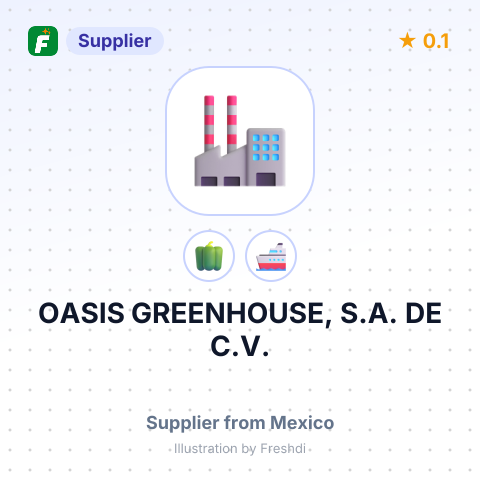 OASIS GREENHOUSE, S.A. DE C.V. – summary card, no photo uploaded yet