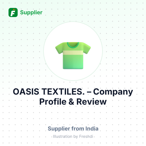 OASIS TEXTILES. – summary card, no photo uploaded yet
