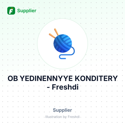 OB YEDINENNYYE KONDITERY – summary card, no photo uploaded yet