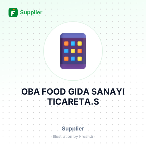 OBA FOOD GIDA SANAYI TICARETA.S – summary card, no photo uploaded yet