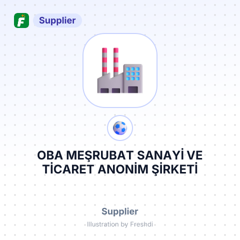 OBA MEŞRUBAT SANAYİ VE TİCARET ANONİM ŞİRKETİ – summary card, no photo uploaded yet
