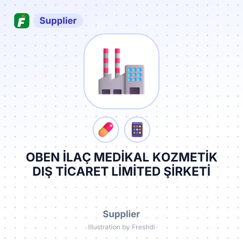 OBEN İLAÇ MEDİKAL KOZMETİK DIŞ TİCARET LİMİTED ŞİRKETİ – summary card, no photo uploaded yet