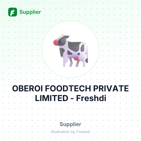 OBEROI FOODTECH PRIVATE LIMITED – summary card, no photo uploaded yet