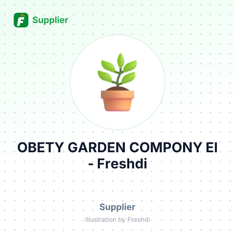 OBETY GARDEN COMPONY EI – summary card, no photo uploaded yet