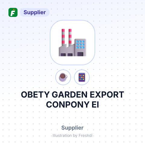 OBETY GARDEN EXPORT CONPONY EI – summary card, no photo uploaded yet