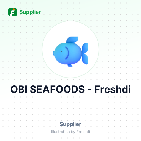 OBI SEAFOODS – summary card, no photo uploaded yet