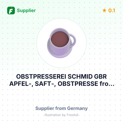 OBSTPRESSEREI SCHMID GBR APFEL-, SAFT-, OBSTPRESSE – summary card, no photo uploaded yet