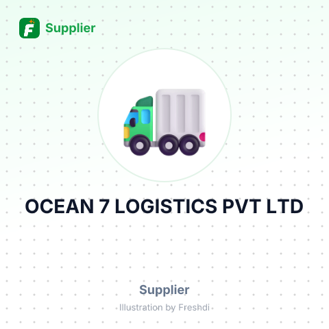 OCEAN 7 LOGISTICS PVT LTD – summary card, no photo uploaded yet