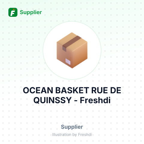 OCEAN BASKET RUE DE QUINSSY – summary card, no photo uploaded yet