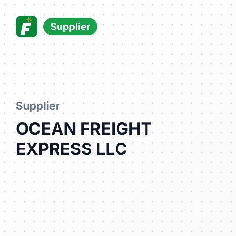 OCEAN FREIGHT EXPRESS LLC – summary card, no photo uploaded yet