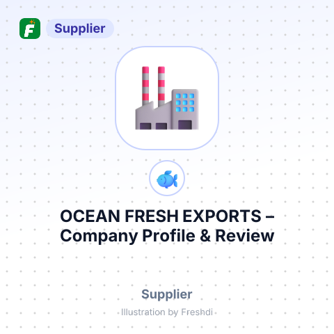 OCEAN FRESH EXPORTS – summary card, no photo uploaded yet
