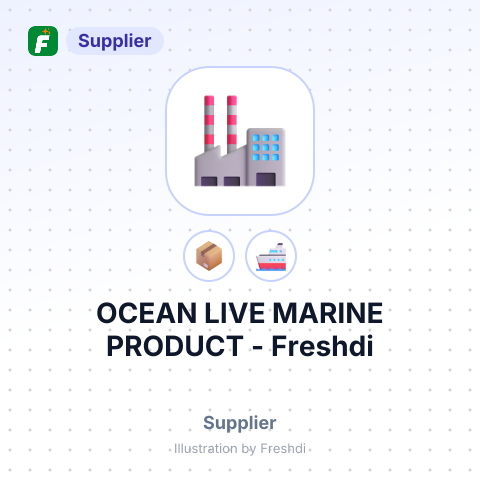 OCEAN LIVE MARINE PRODUCT – summary card, no photo uploaded yet