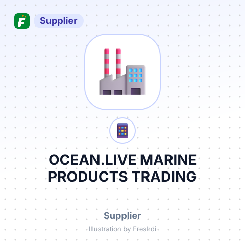 OCEAN.LIVE MARINE PRODUCTS TRADING – summary card, no photo uploaded yet
