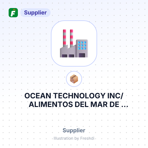 OCEAN TECHNOLOGY INC/ALIMENTOS DEL MAR DE NORTEAMERICA SA DE CV – summary card, no photo uploaded yet