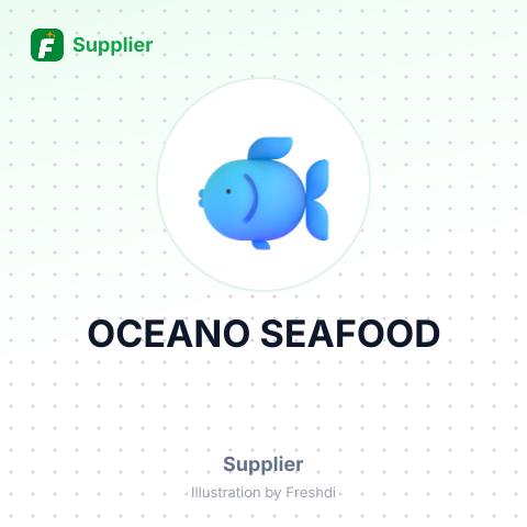 OCEANO SEAFOOD – summary card, no photo uploaded yet
