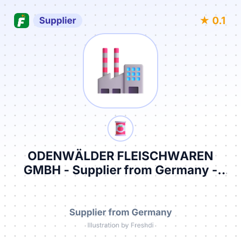 ODENWÄLDER FLEISCHWAREN GMBH – summary card, no photo uploaded yet