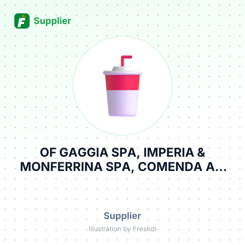 OF GAGGIA SPA, IMPERIA & MONFERRINA SPA, COMENDA ALI GROUP S.R.L., PAVONI ITALIA SPA, MEC3 OPTIMA SPA, FIRMAR SPA – summary card, no photo uploaded yet