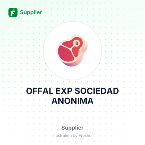 OFFAL EXP SOCIEDAD ANONIMA – summary card, no photo uploaded yet