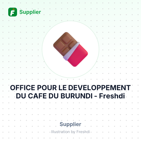OFFICE POUR LE DEVELOPPEMENT DU CAFE DU BURUNDI – summary card, no photo uploaded yet