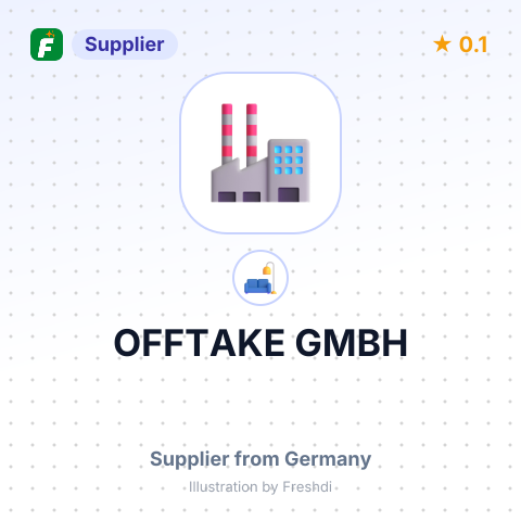 OFFTAKE GMBH – summary card, no photo uploaded yet