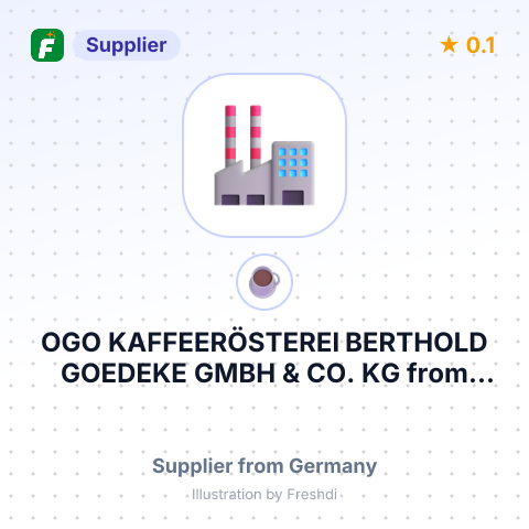 OGO KAFFEERÖSTEREI BERTHOLD GOEDEKE GMBH & CO. KG – summary card, no photo uploaded yet