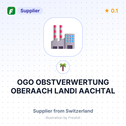 OGO OBSTVERWERTUNG OBERAACH LANDI AACHTAL – summary card, no photo uploaded yet