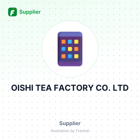 OISHI TEA FACTORY CO. LTD – summary card, no photo uploaded yet