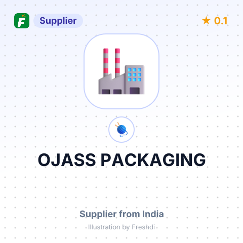 OJASS PACKAGING – summary card, no photo uploaded yet